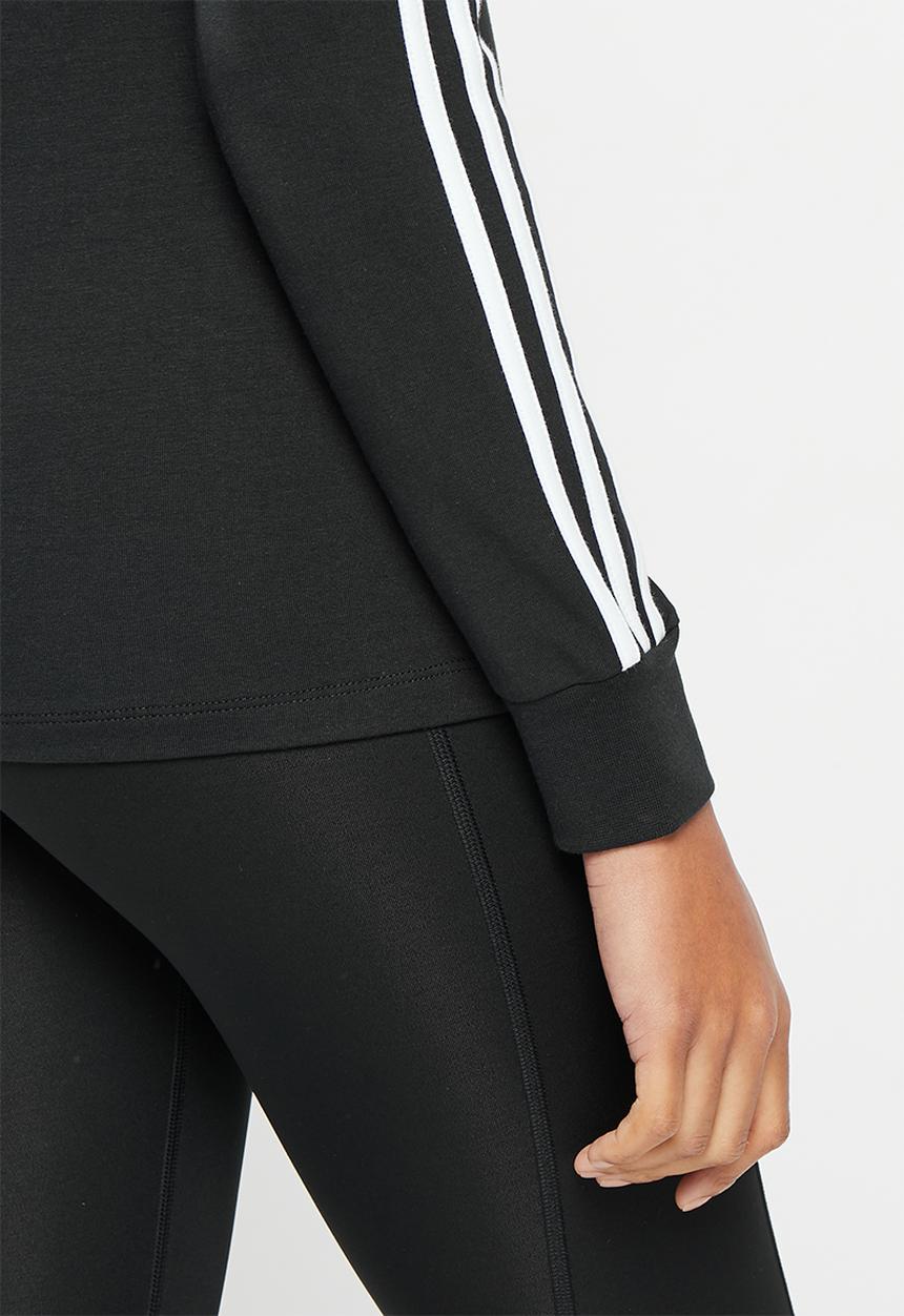 adidas Performance - W 3s long sleeve tee - black & white