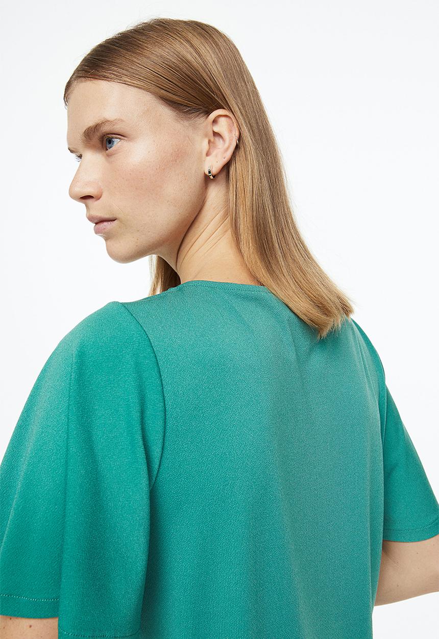 H&M - Boat-neck top - turquoise