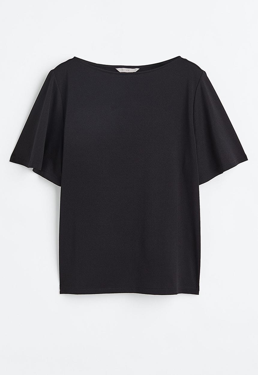 H&M - Boat-neck top - black