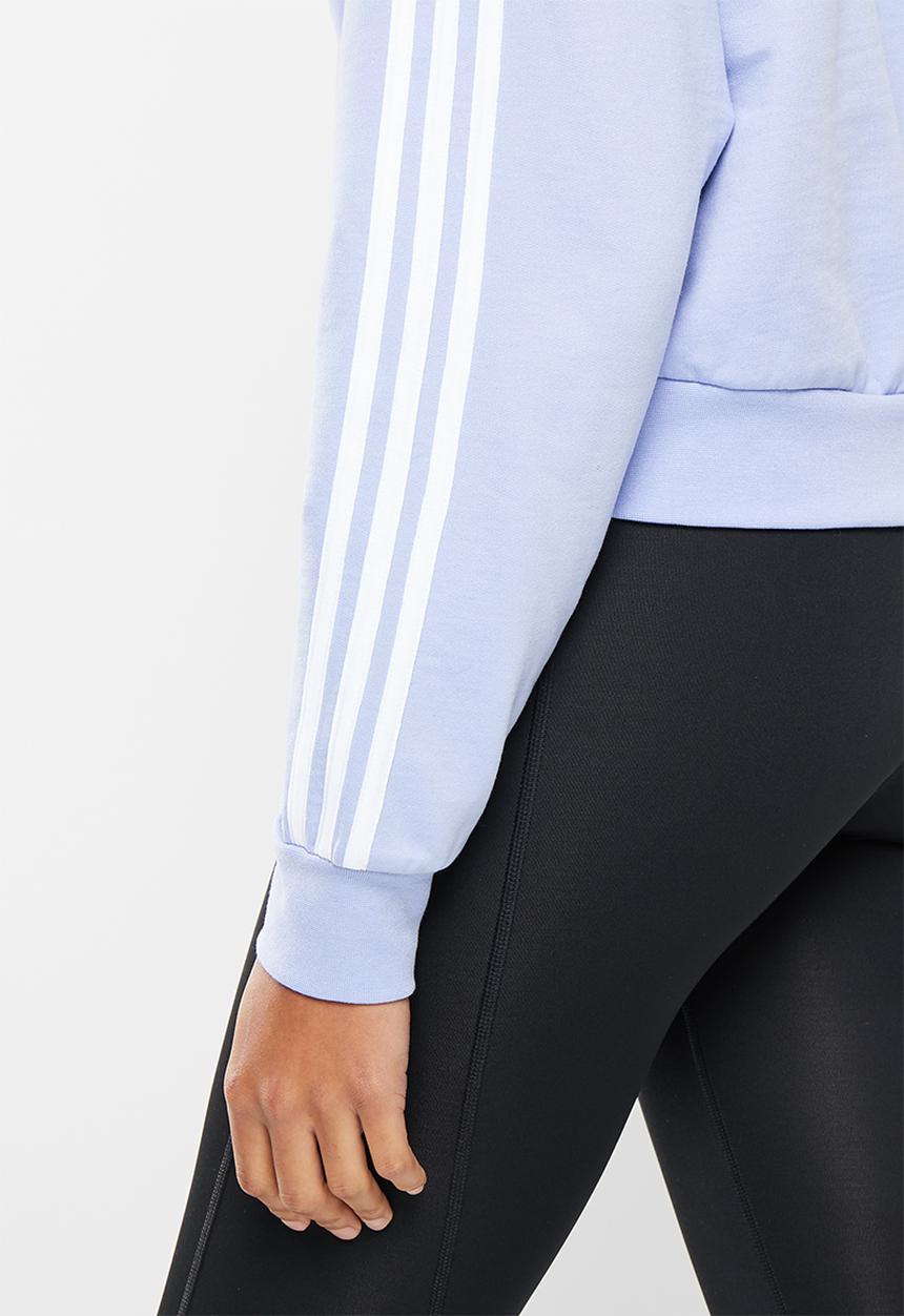adidas Performance - W 3s crew sweat - blue dawn & white