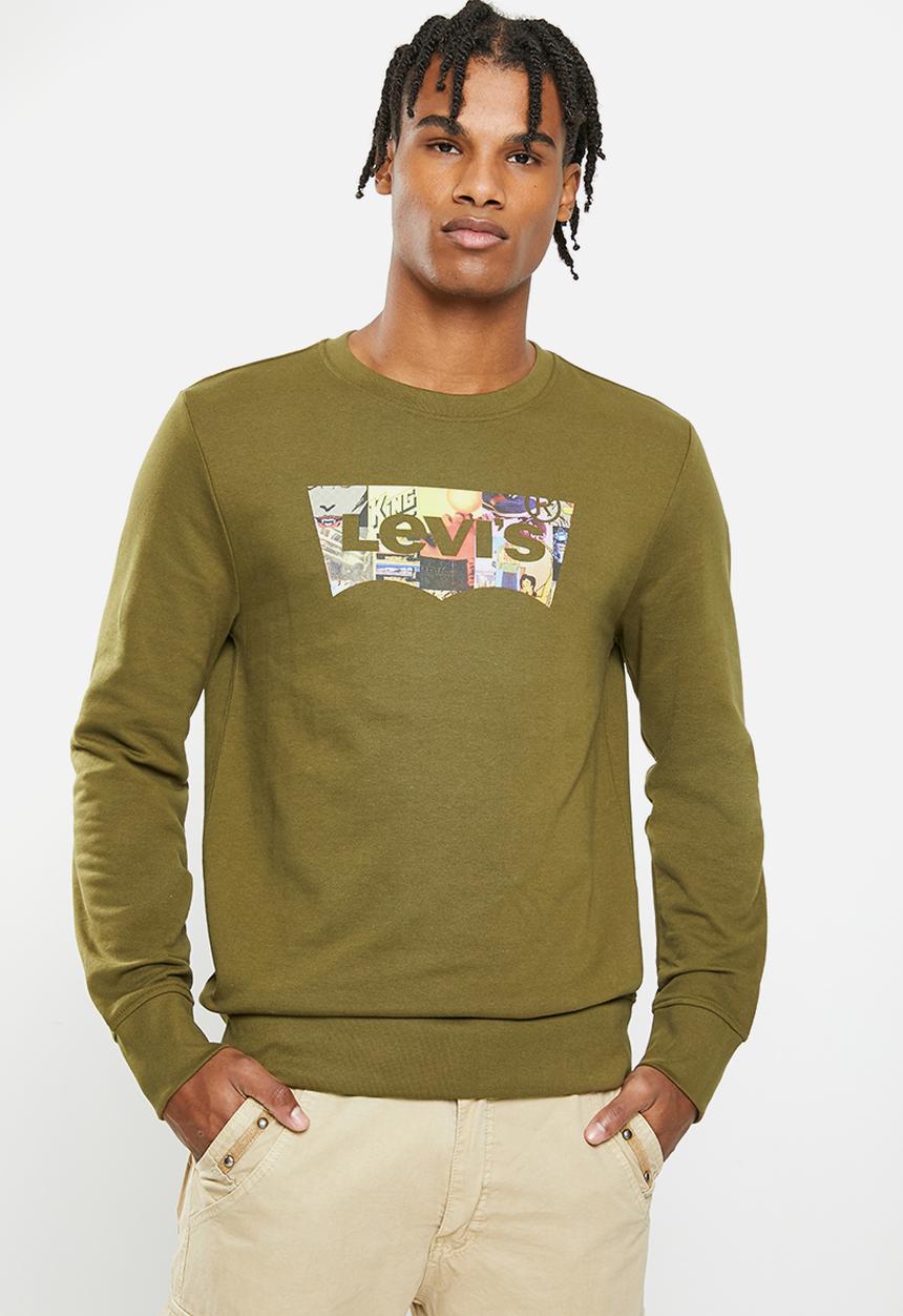 Levi’s® - vintage photo batwing sweat - dark olive 