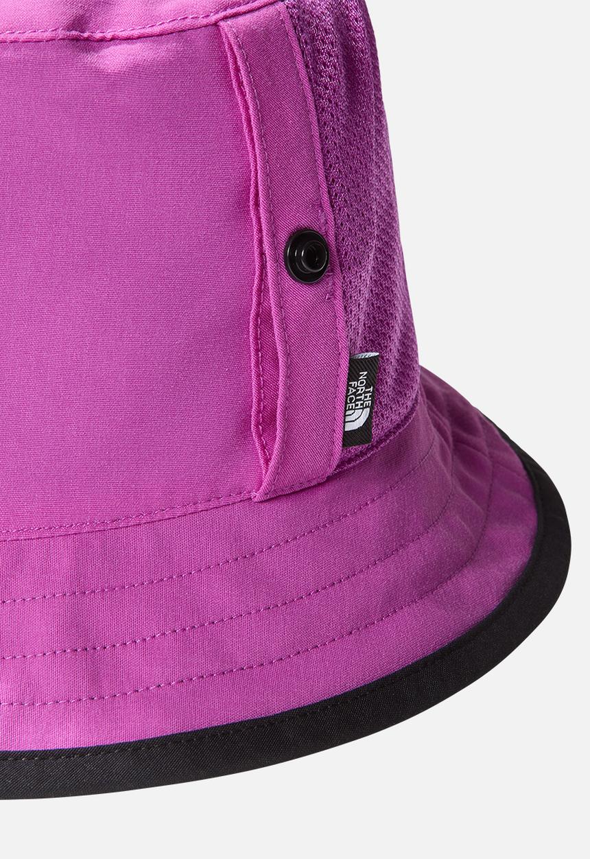 The North Face - Class v reversible bucket hat - purple cactus flower-tnf black