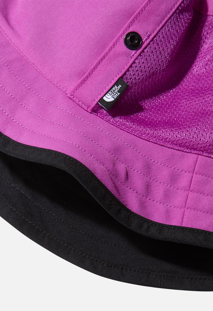The North Face - Class v reversible bucket hat - purple cactus flower-tnf black
