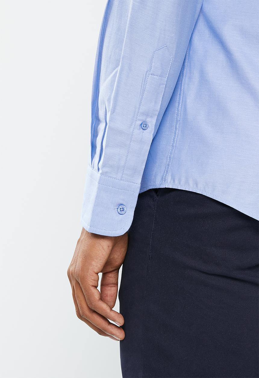 Pringle of Scotland - Long sleeve tailored shirt - blue
