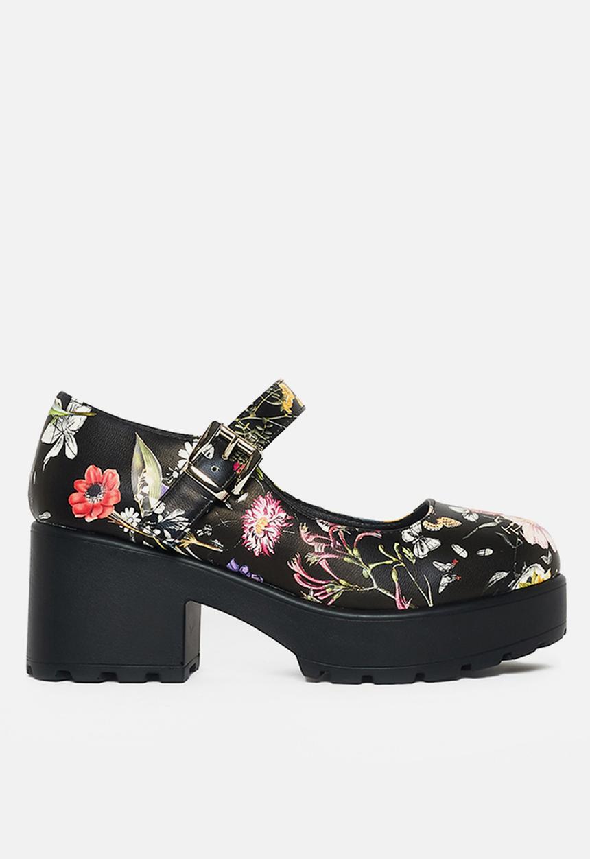 Koi Footwear - Tira mary jane - black floral