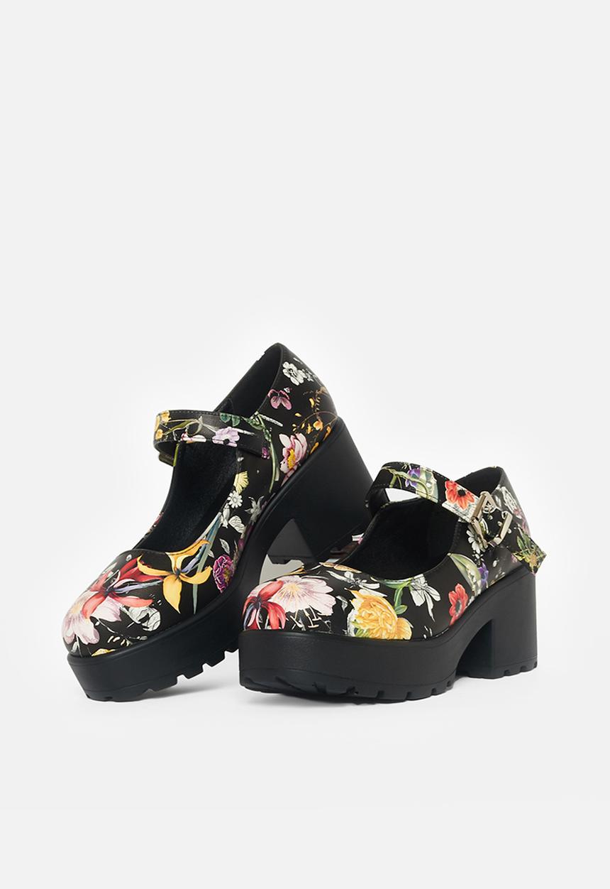 Koi Footwear - Tira mary jane - black floral