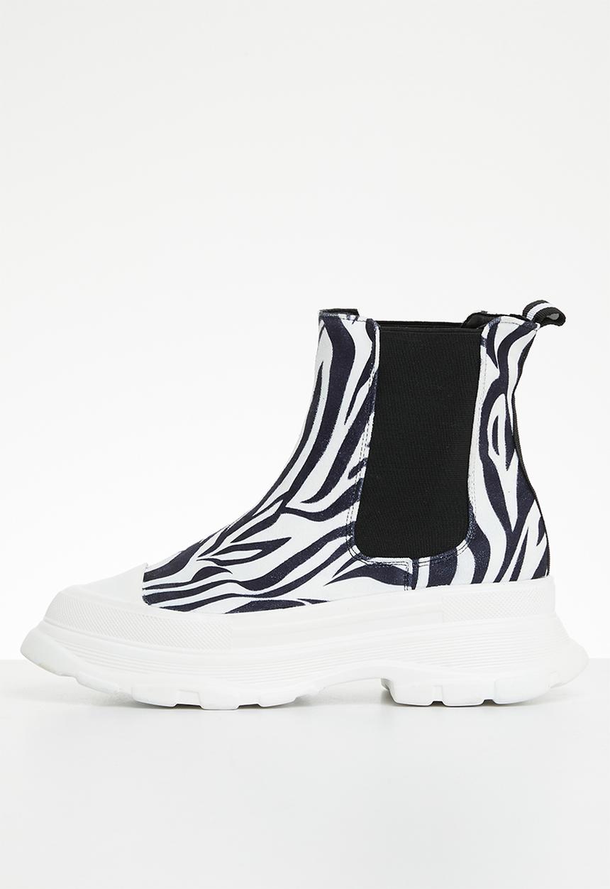 Footwork - Evelynne ankle boot - zebra