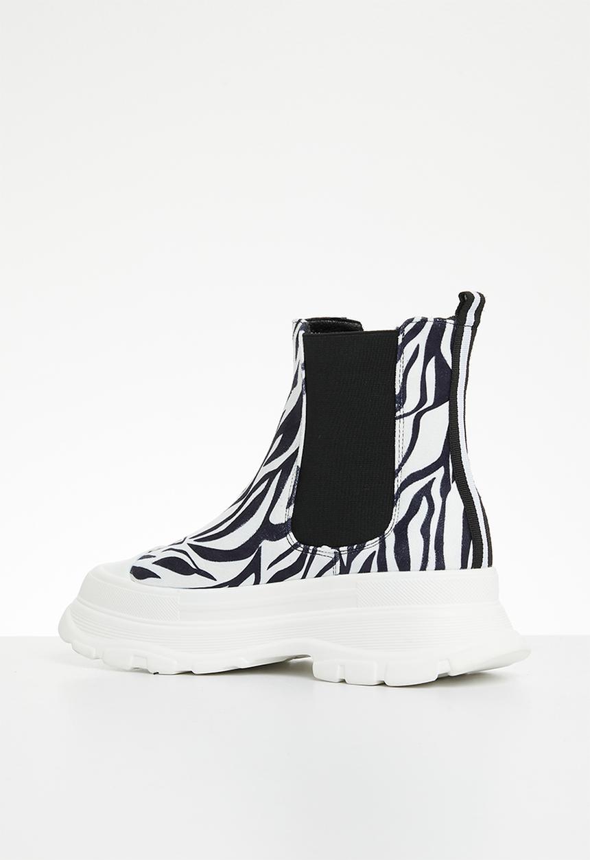 Footwork - Evelynne ankle boot - zebra