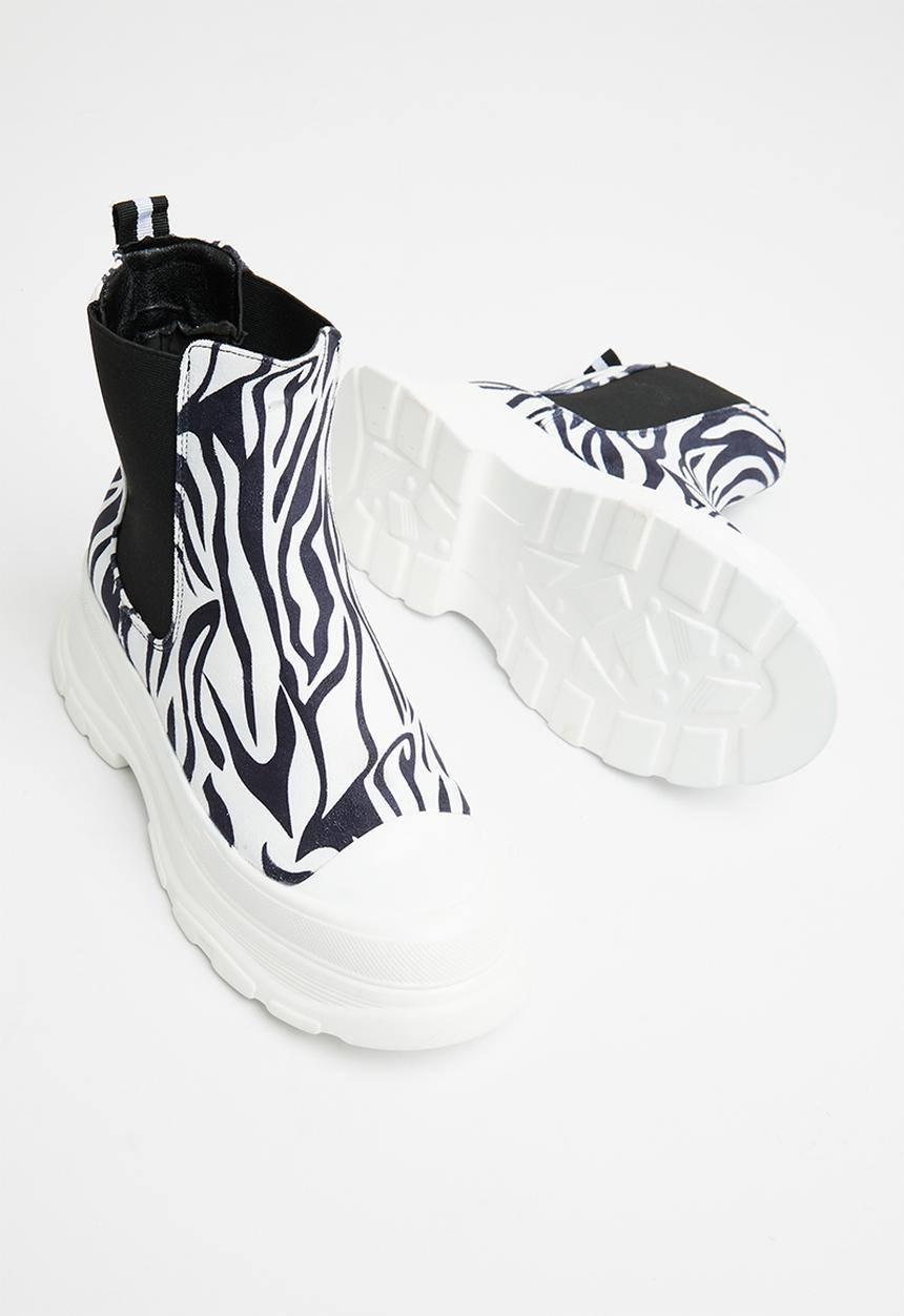 Footwork - Evelynne ankle boot - zebra