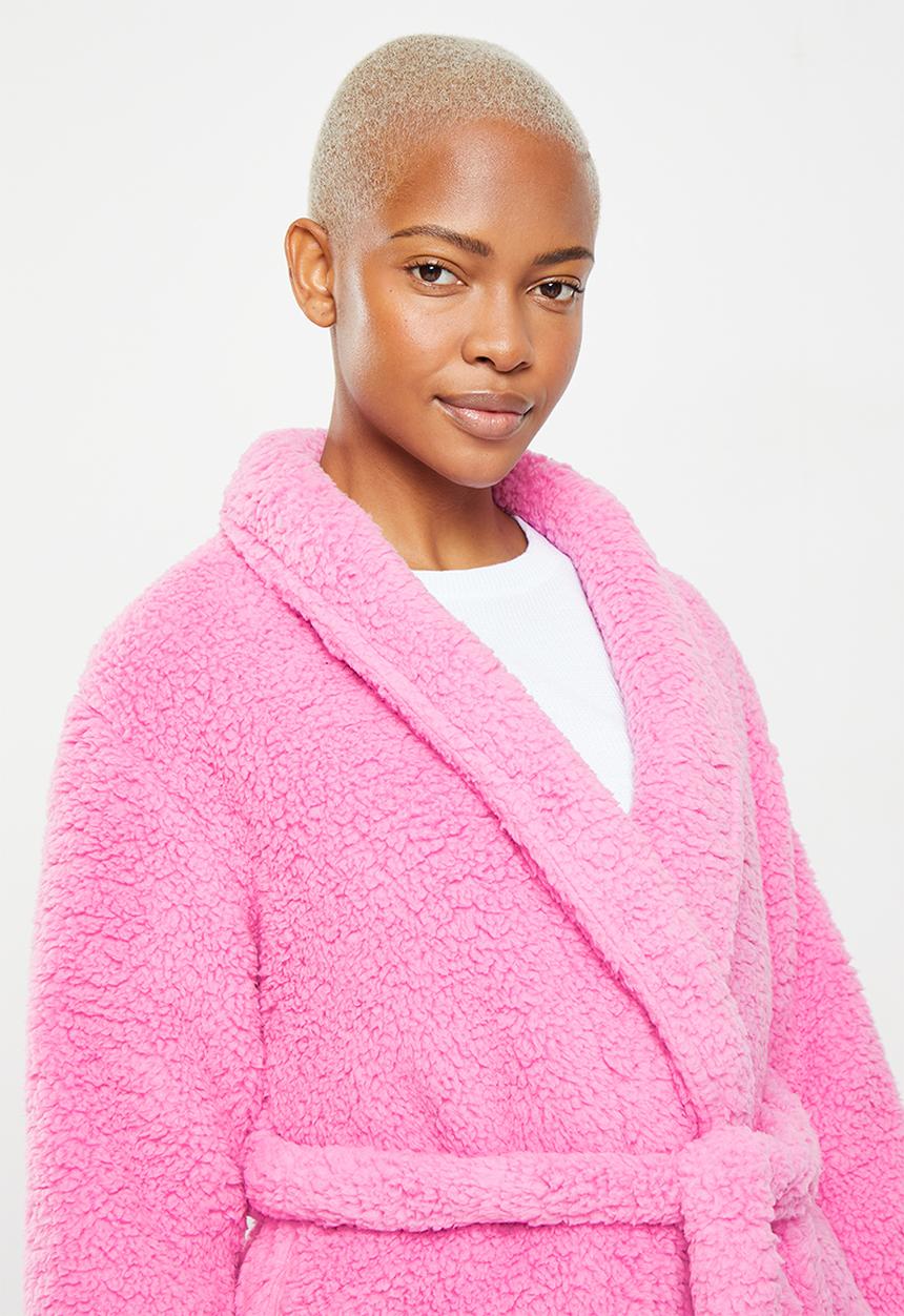Cotton On - The hotel luxe snuggle robe - pink icing 