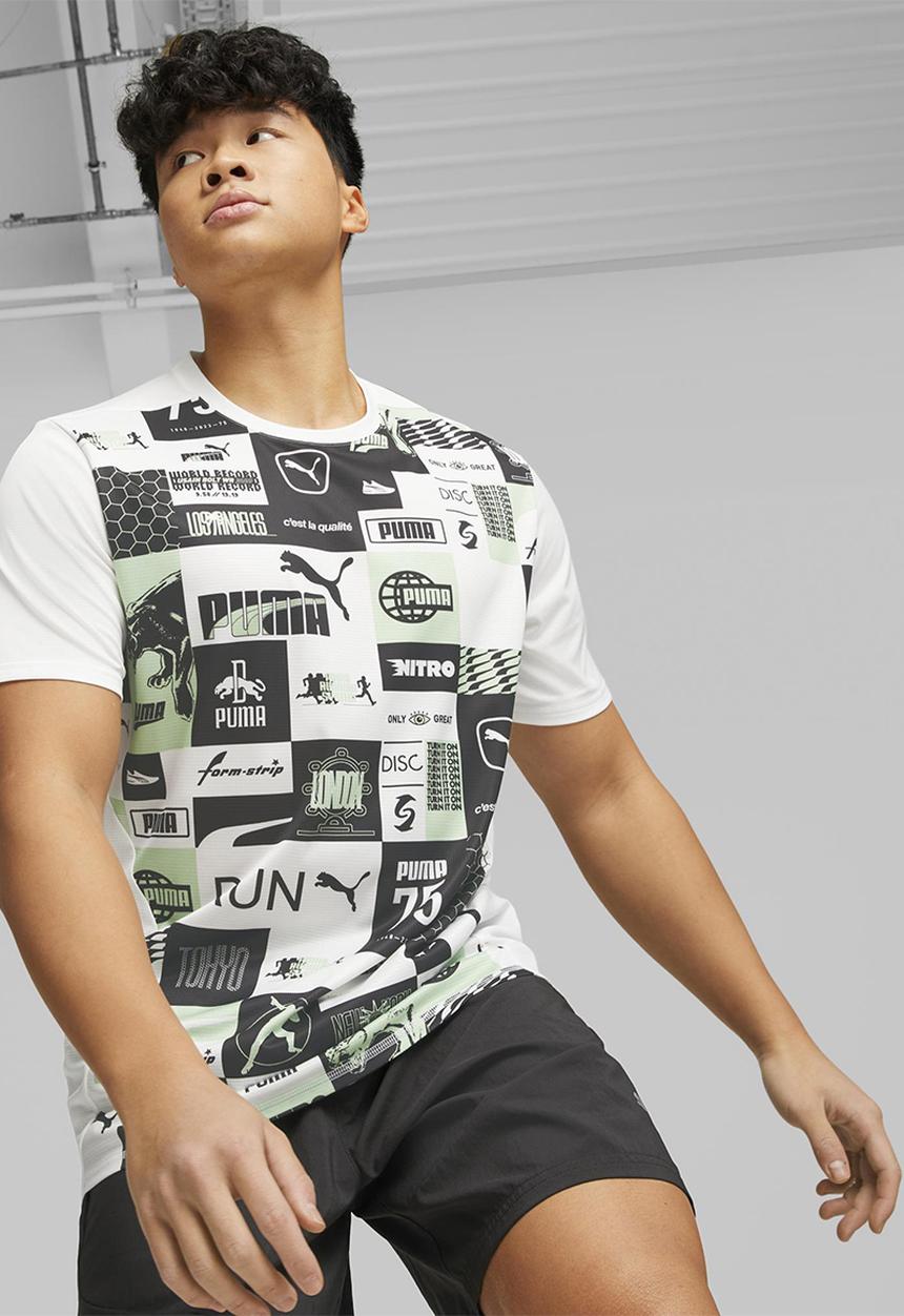 PUMA - Run favorite aop tee m - multi