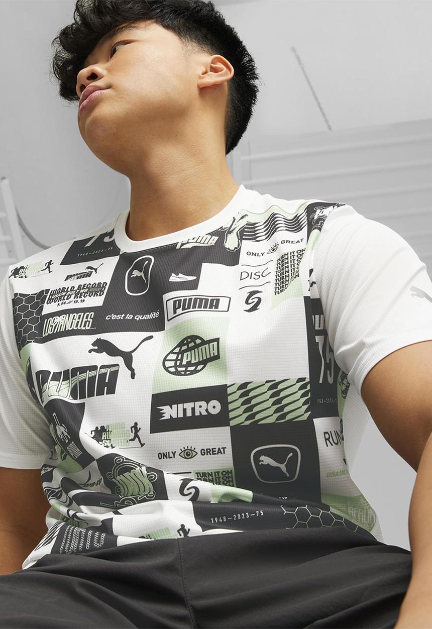 PUMA - Run favorite aop tee m - multi