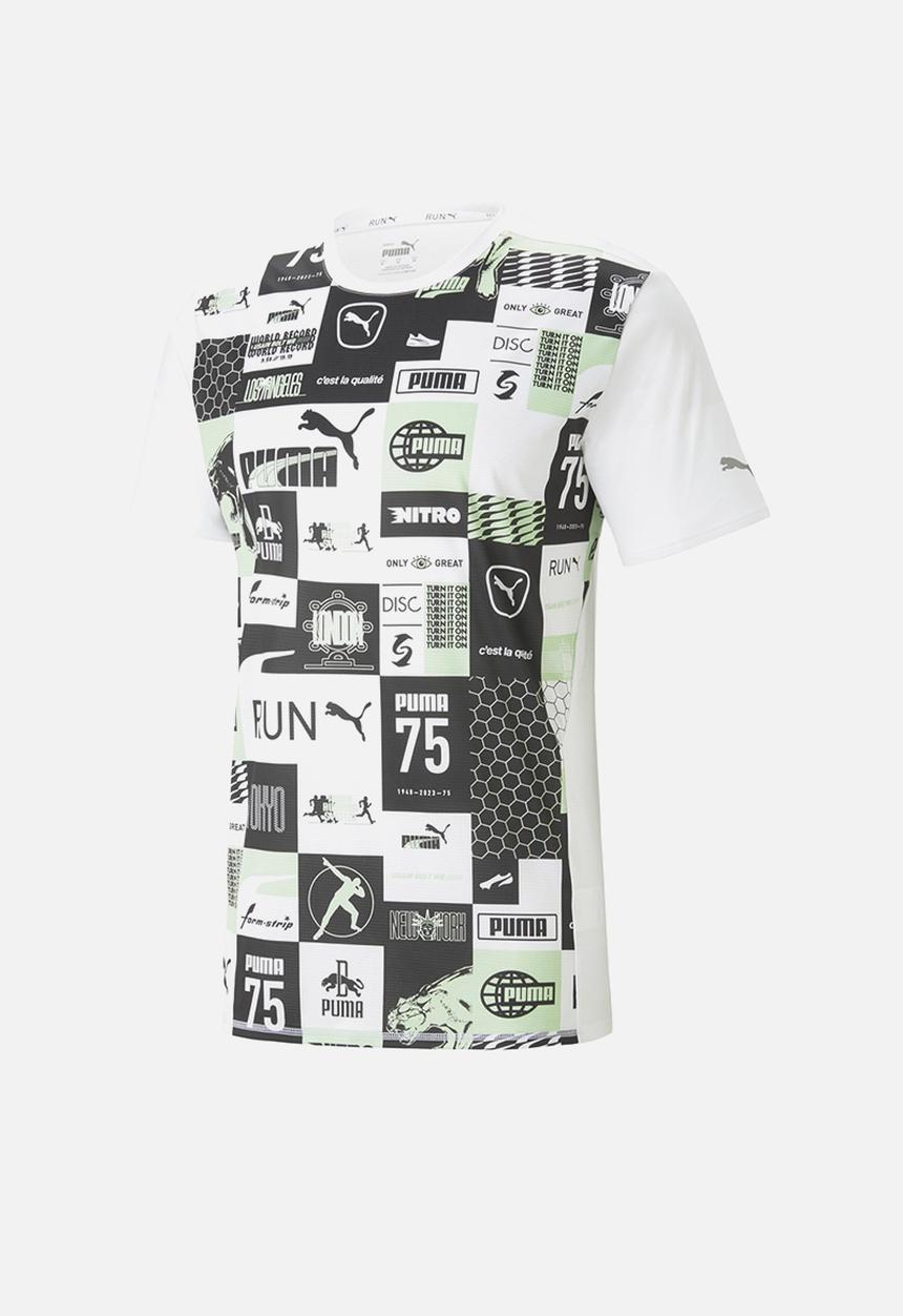 PUMA - Run favorite aop tee m - multi