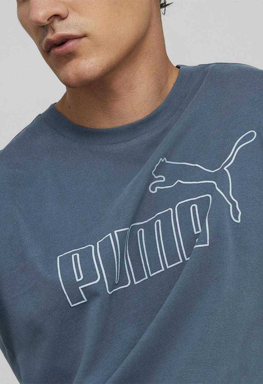 PUMA - Ess elevated tee - dark night