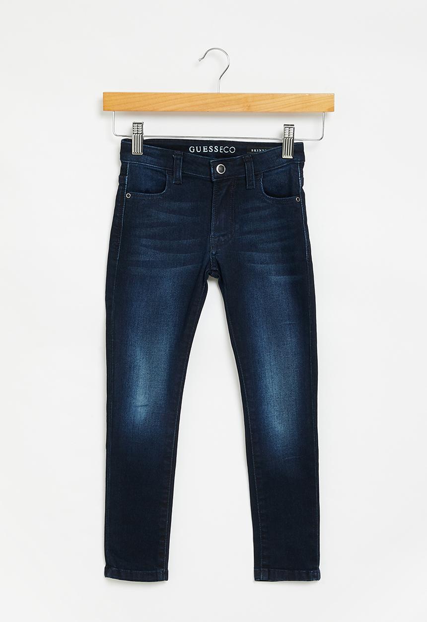 GUESS - Denim skinny pants - blue black zircon wash 