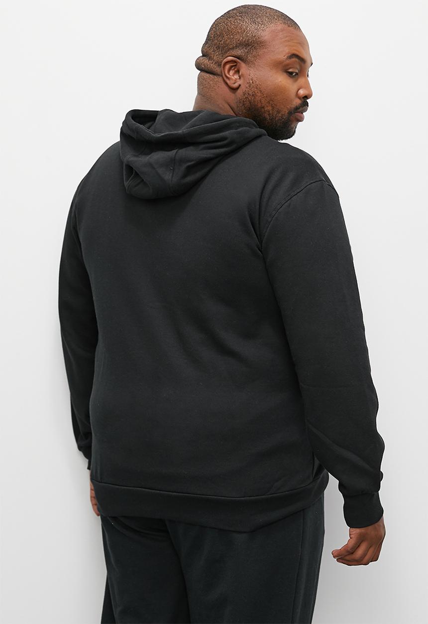 Superbalist - Plus noel basic zip through hoodie - black