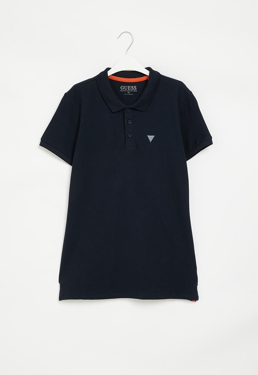 GUESS - Short sleeve polo - smart blue