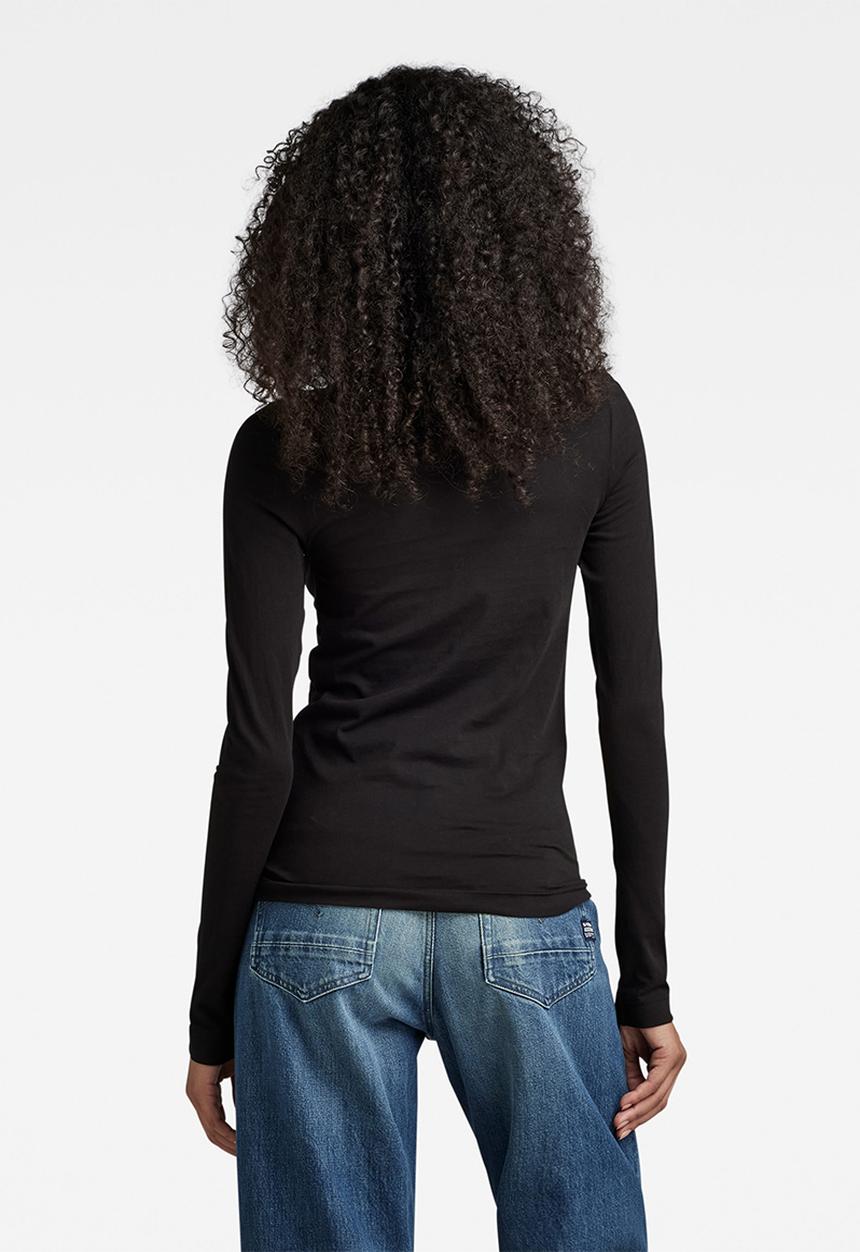 G-STAR - Boat slim long sleeve - dk black