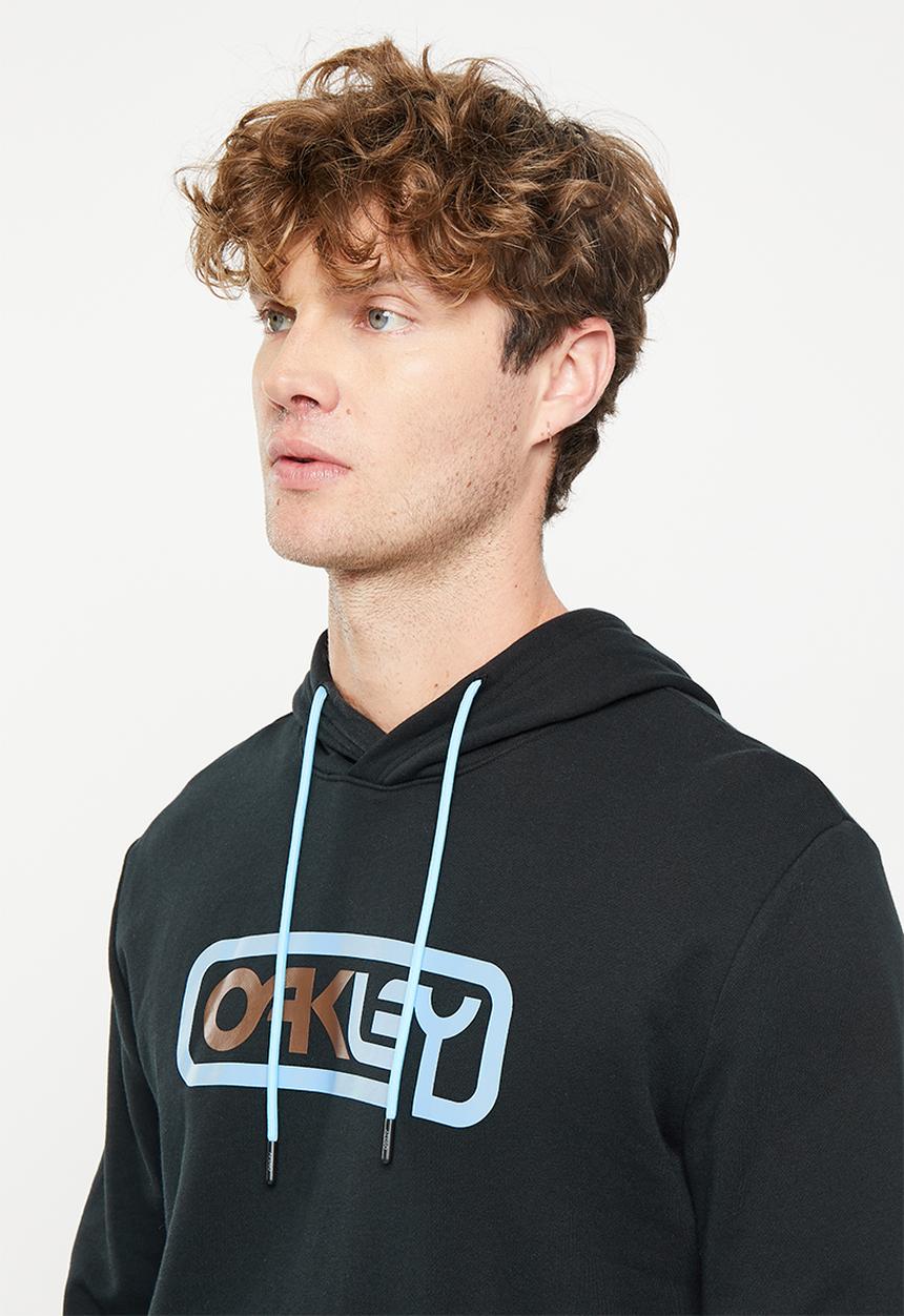 Oakley - Locked in b1b po hoodie - black & blue