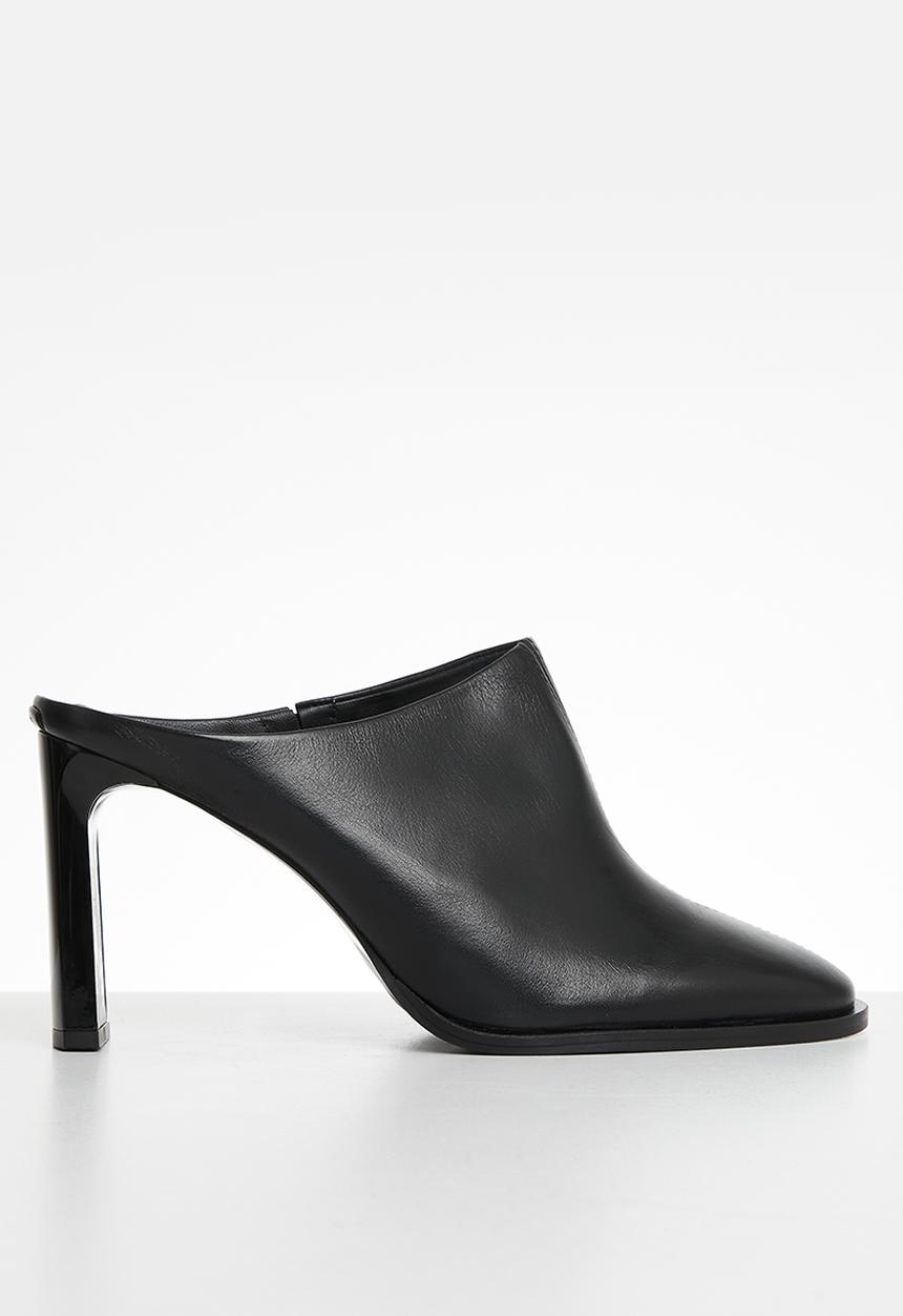 Calvin Klein - Curved stil mule 80 - ck black