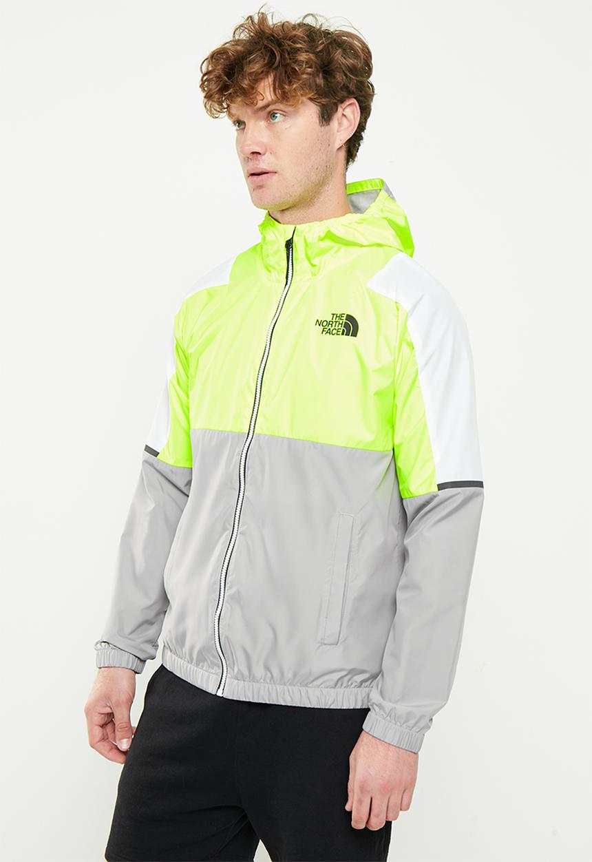 The North Face - Ma wind full zip - meld grey-led yellow-tnf white