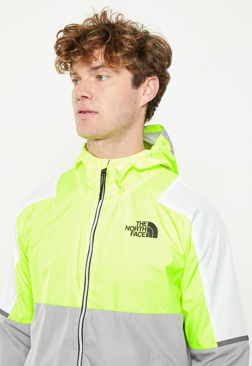 The North Face - Ma wind full zip - meld grey-led yellow-tnf white