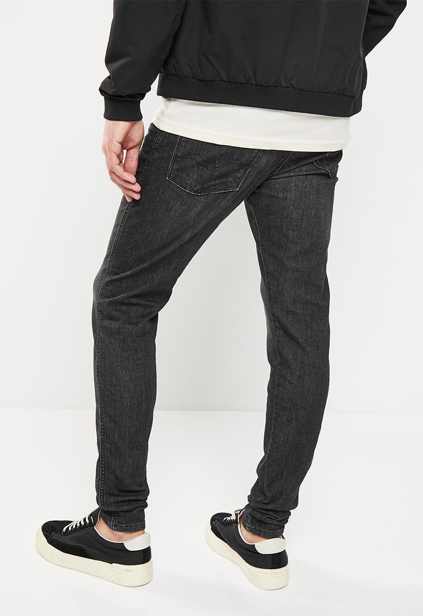 Replay - Pantalone slim tapered - dark grey
