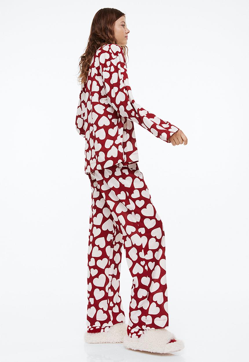 H&M - Patterned pyjamas - red/hearts