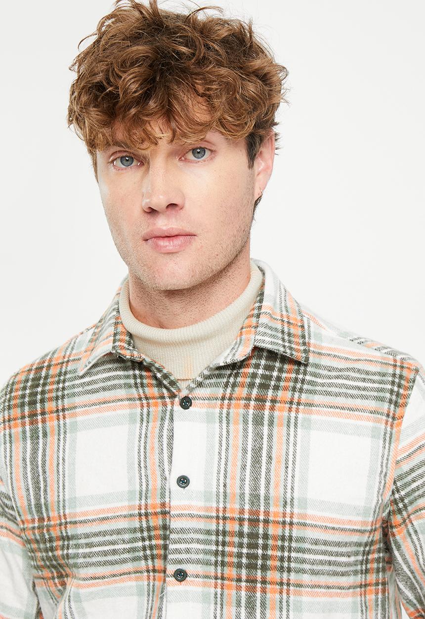 Trendyol - Check shirt - orange