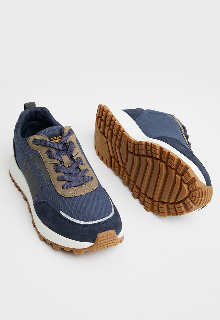G-STAR - Theq run logo canvas - navy & raven