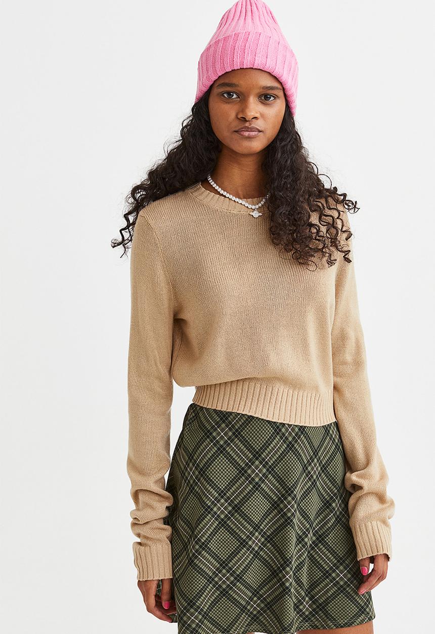 H&M - Fine-knit jumper - beige
