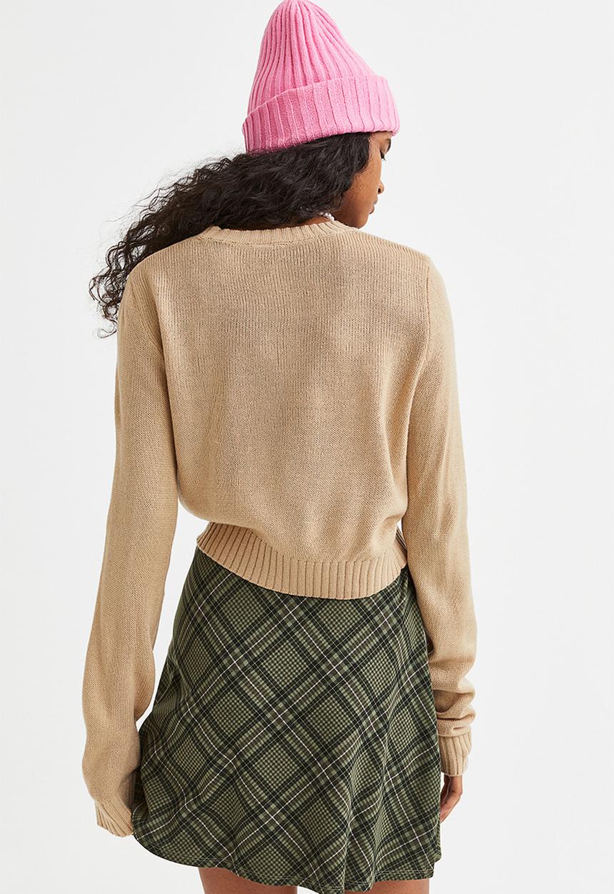 H&M - Fine-knit jumper - beige