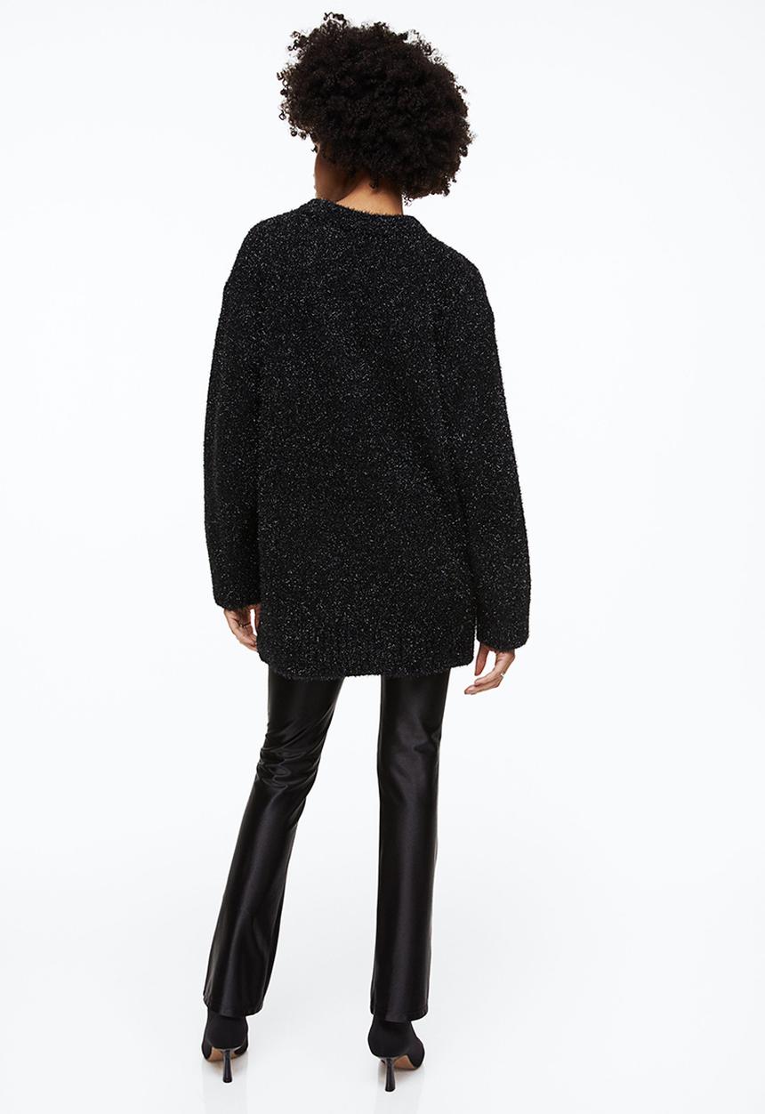 H&M - Glittery dress - black/glittery