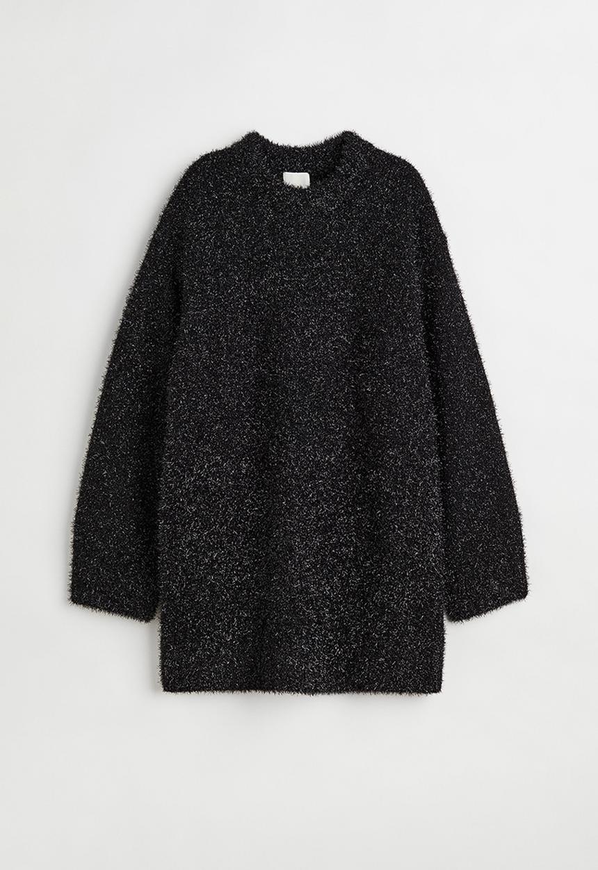 H&M - Glittery dress - black/glittery