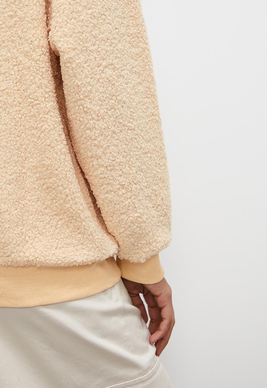 Superbalist - Half zip teddy sweat - oat