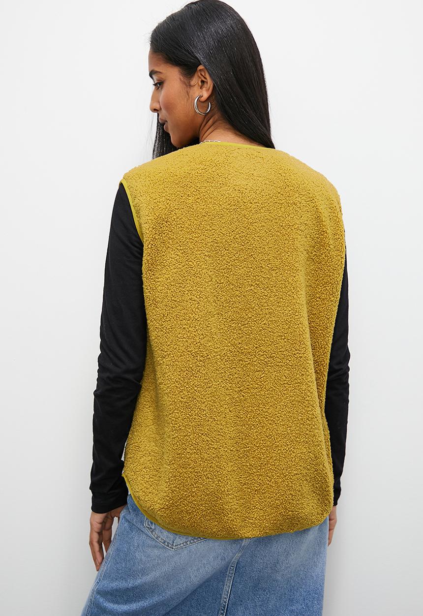 Superbalist - Teddy gilet - mustard