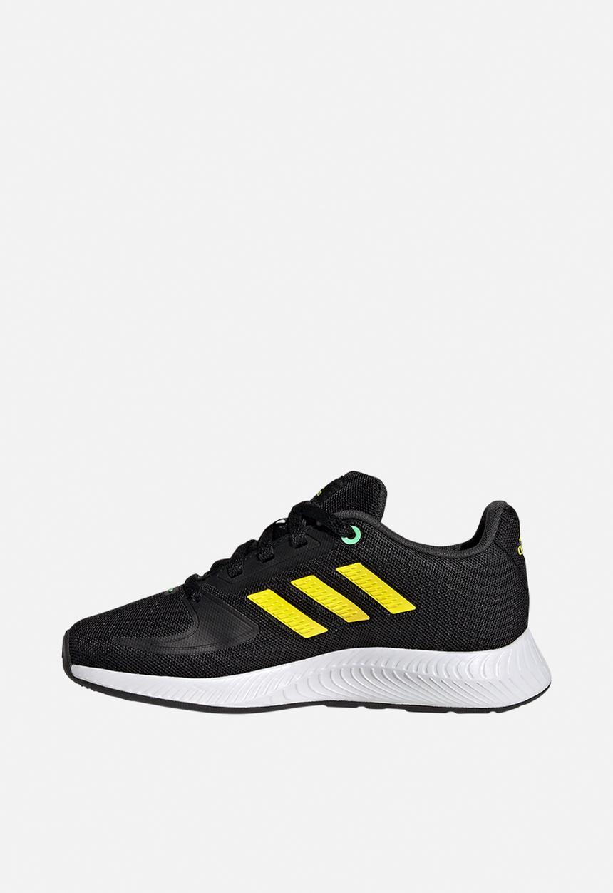 adidas Performance - Runfalcon 2.0 k - core black/beam yellow/beam green