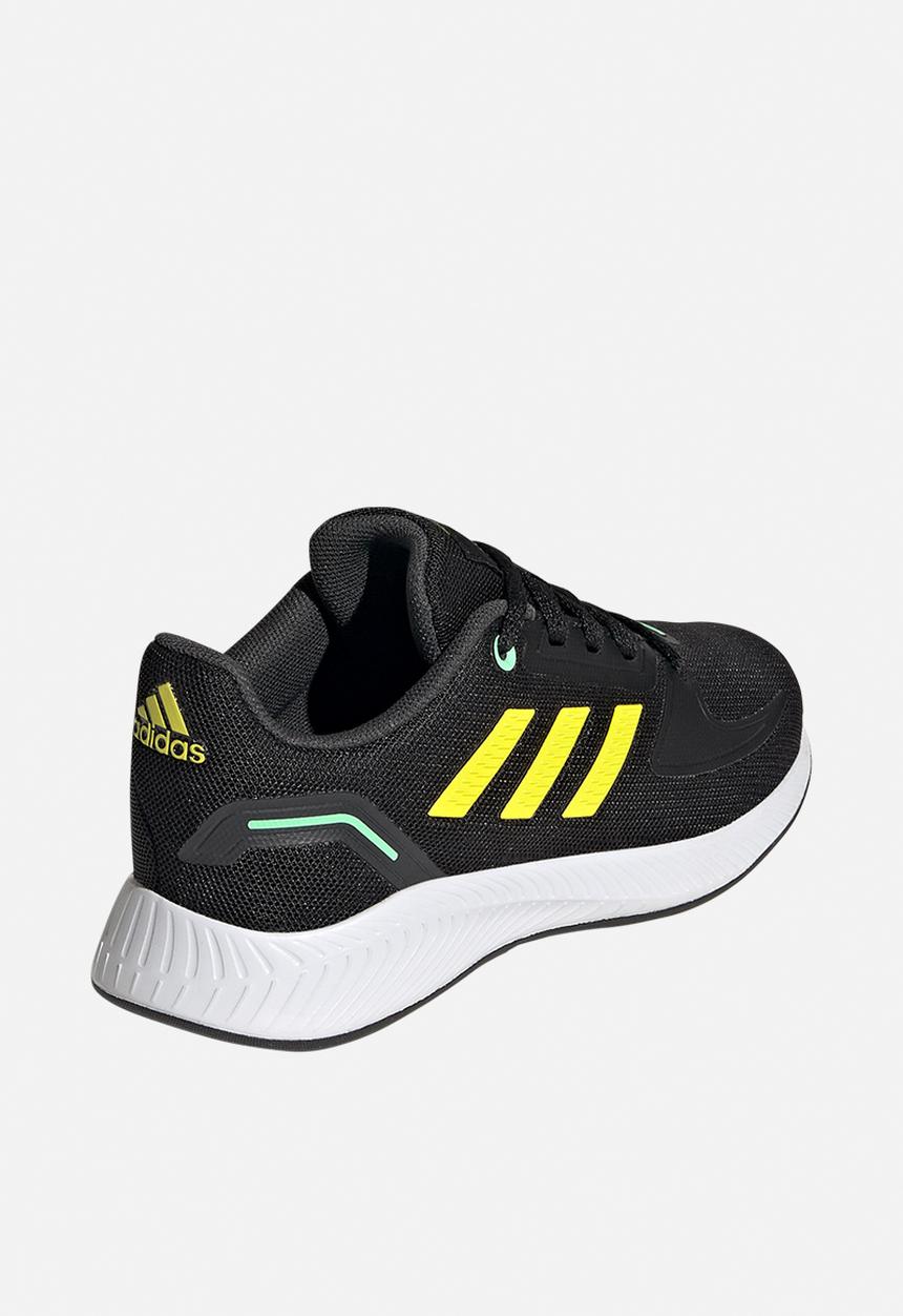 adidas Performance - Runfalcon 2.0 k - core black/beam yellow/beam green
