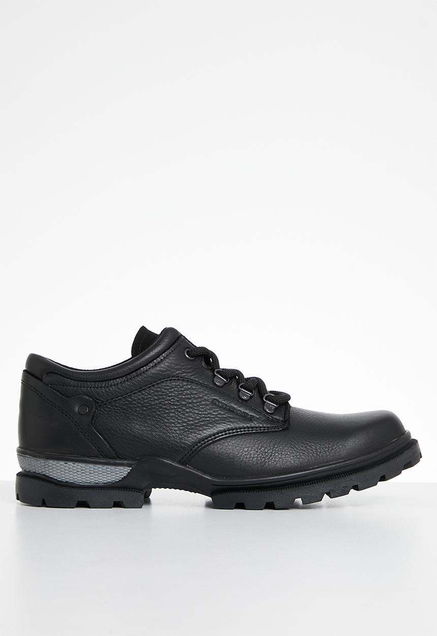 Bronx - Trap shoe lug sole leather slip ons - black