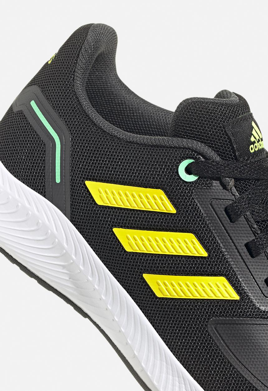 adidas Performance - Runfalcon 2.0 k - core black/beam yellow/beam green