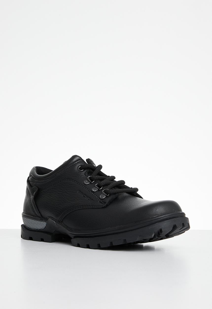 Bronx - Trap shoe lug sole leather slip ons - black