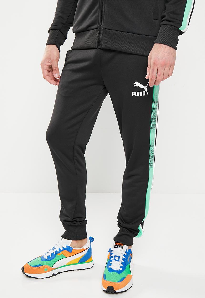 PUMA - T7 sport track pants pt - puma black-mint