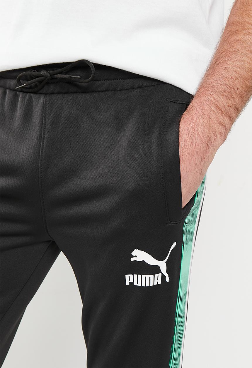 PUMA - T7 sport track pants pt - puma black-mint