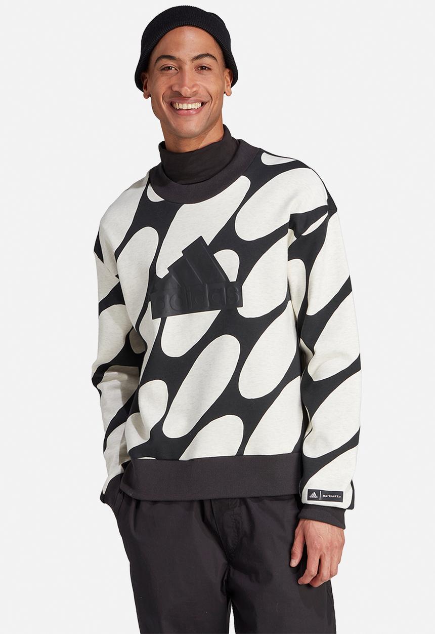 adidas Performance - M Marimekko future icons crew - cloud white/black/grey six