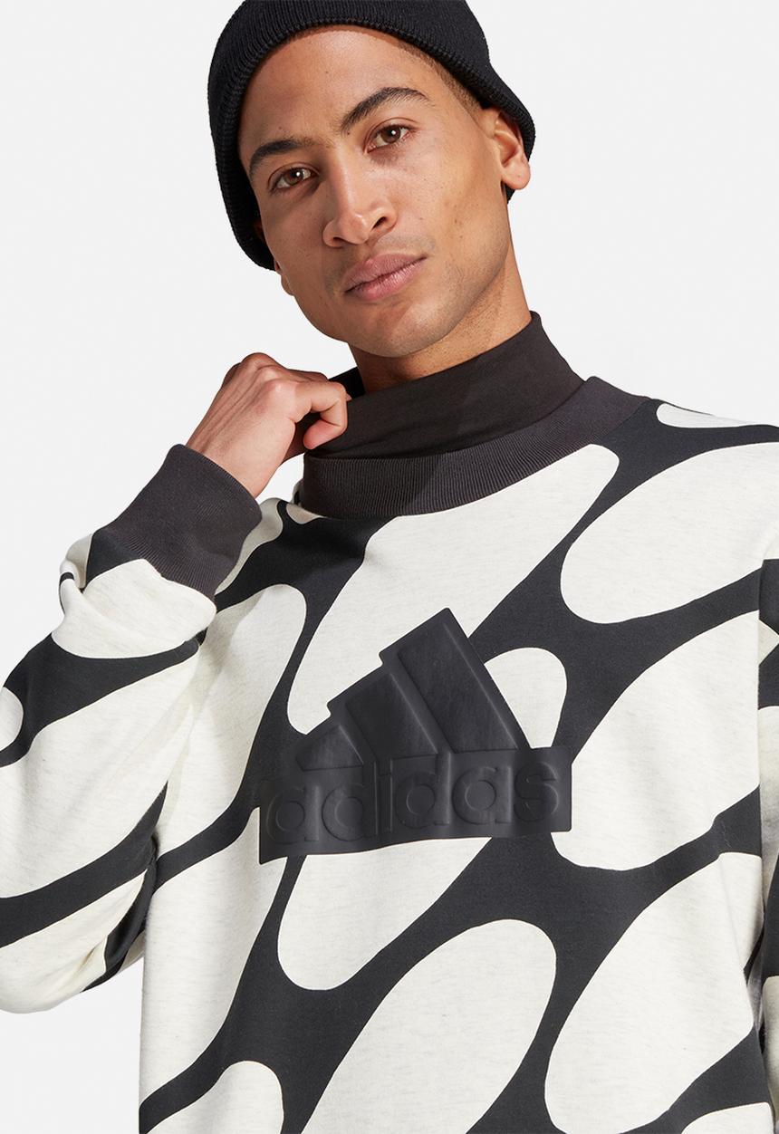adidas Performance - M Marimekko future icons crew - cloud white/black/grey six