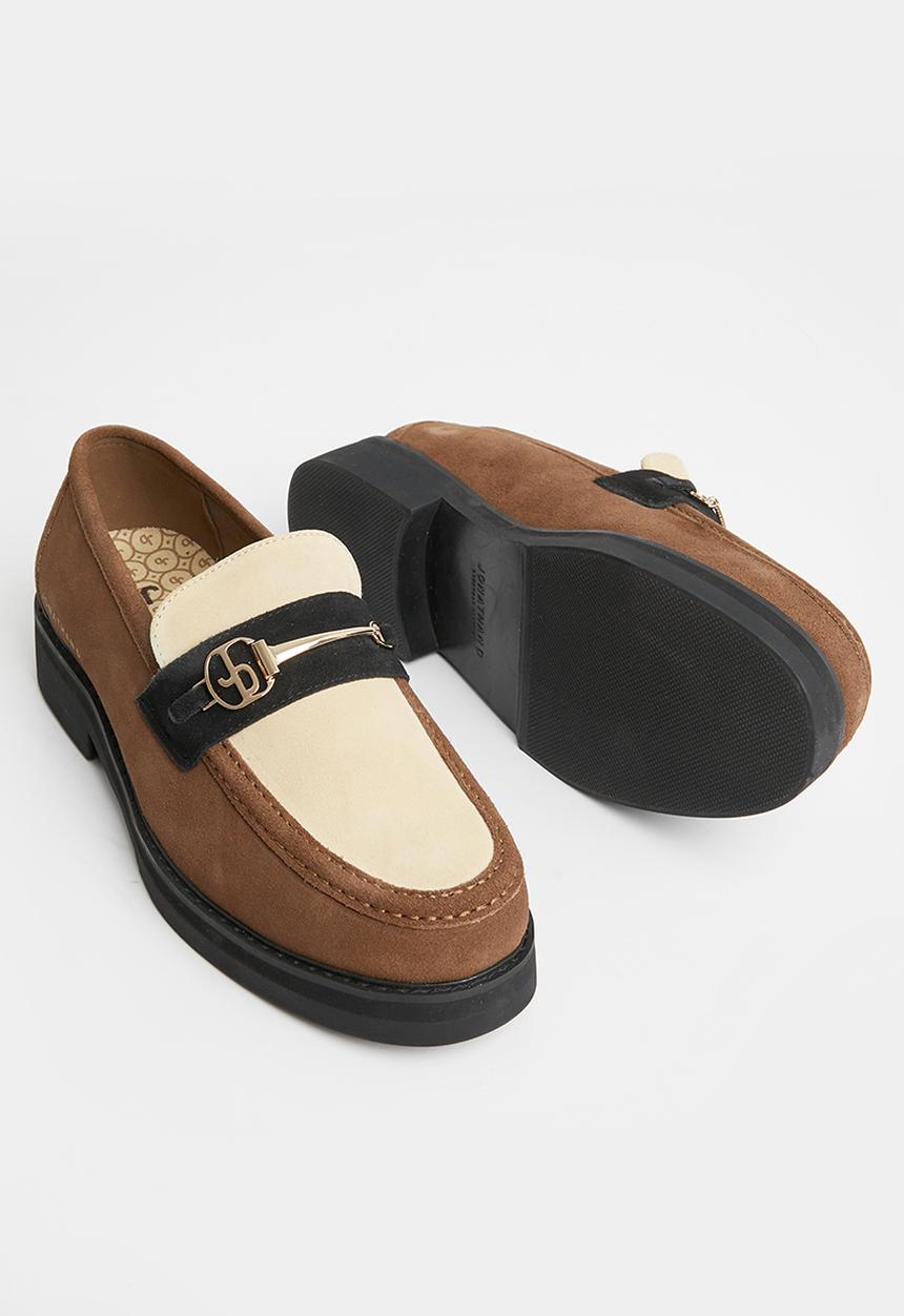 Jonathan D - J winston genuine suede loafer - gravy