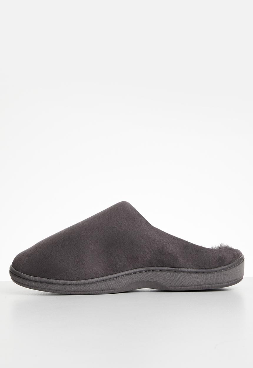 Hush Puppies - Kevin microfibre slipper - grey