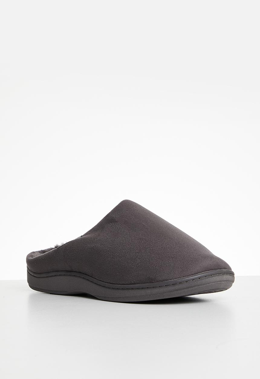 Hush Puppies - Kevin microfibre slipper - grey