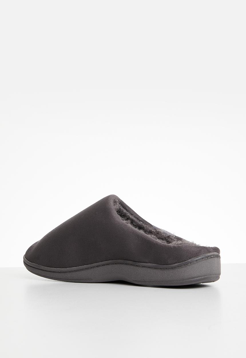 Hush Puppies - Kevin microfibre slipper - grey