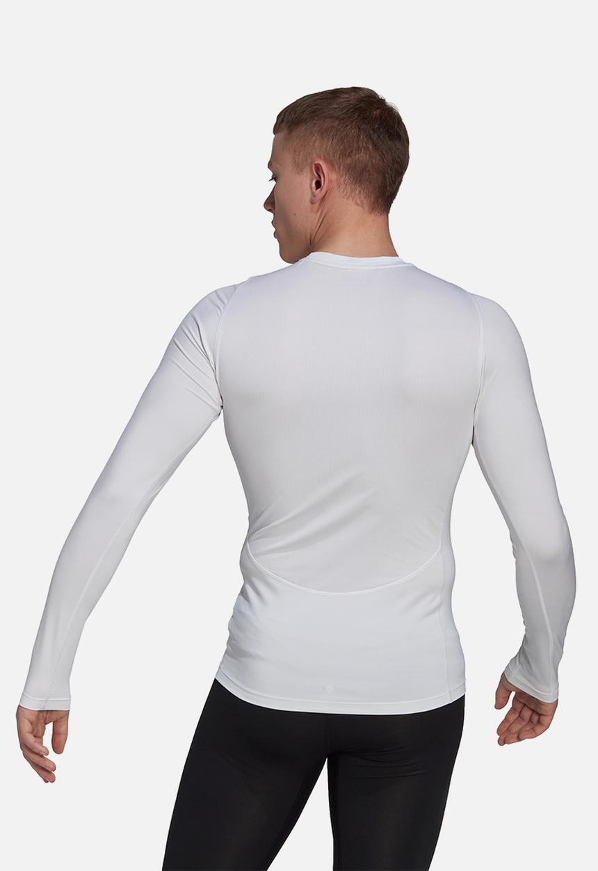 adidas Performance - Techfit training ls tee - white